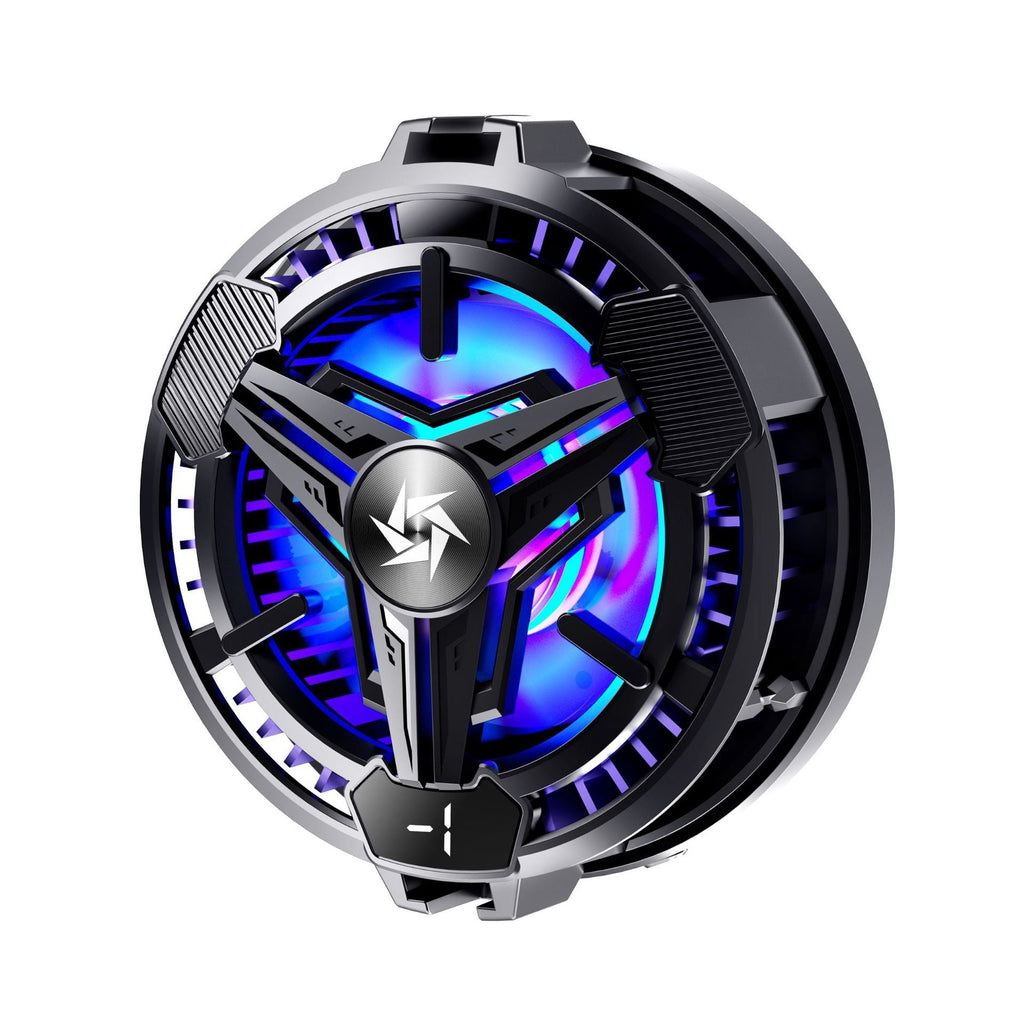 Magnetic Semiconductor Mobile Phone Cooling Fan with Digital Display – Ultra Quiet Gaming Radiator Zyloraglobal